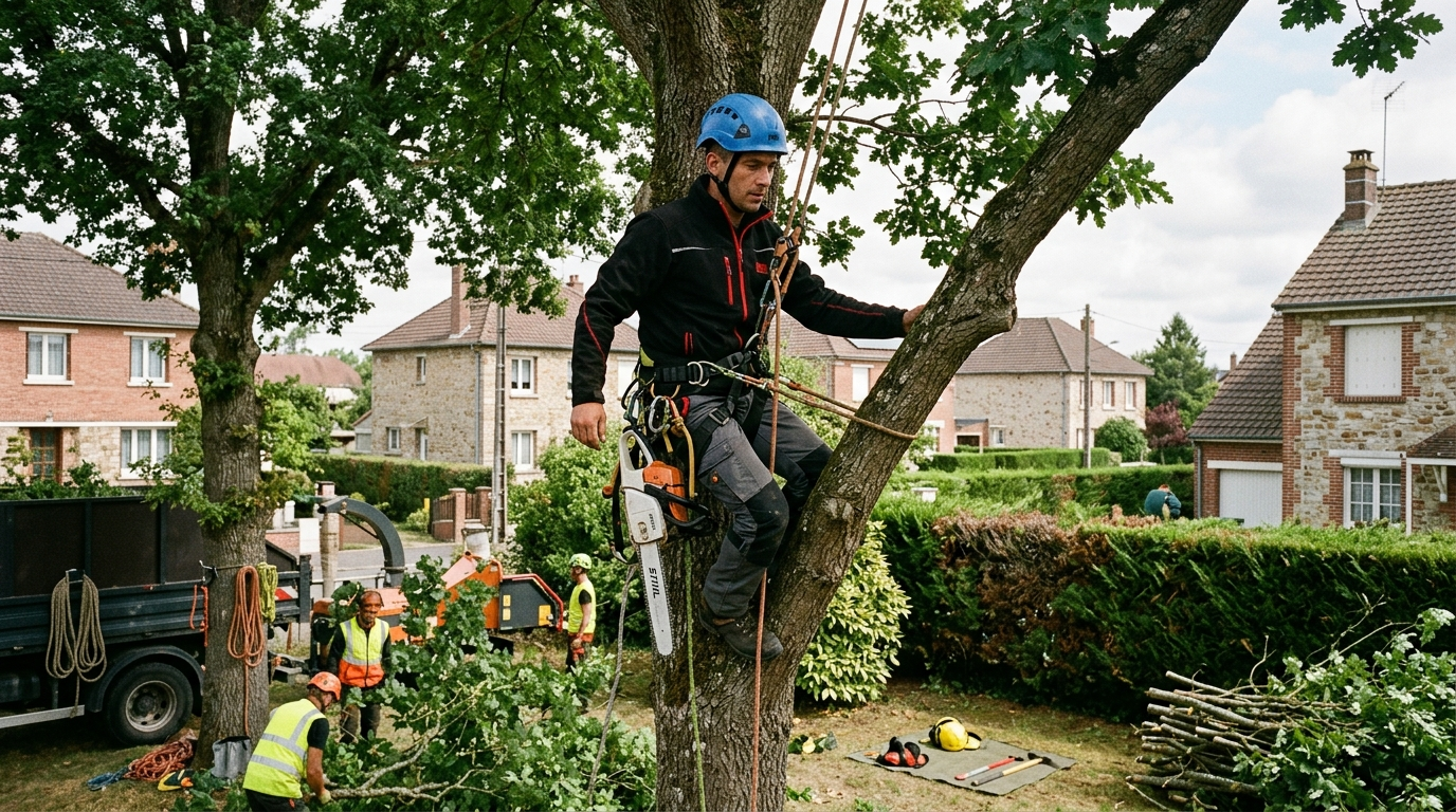 Élagage et abattage d'arbres à Beauvais
