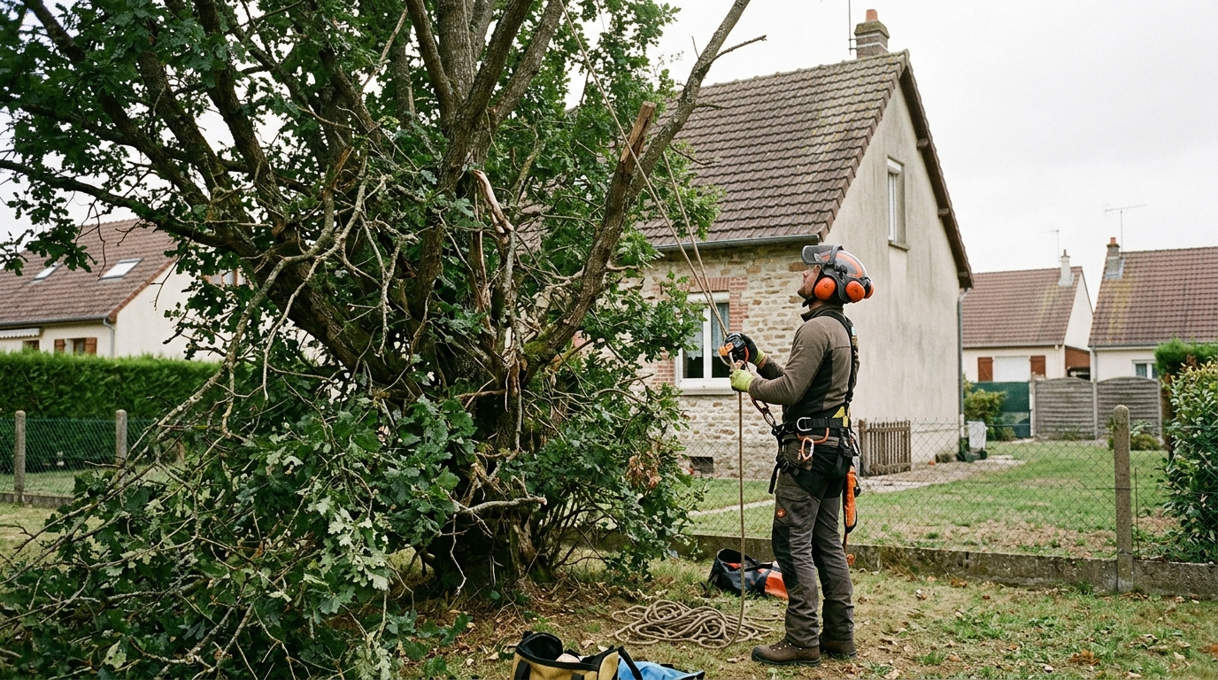 Chantier à Bresles avant intervention